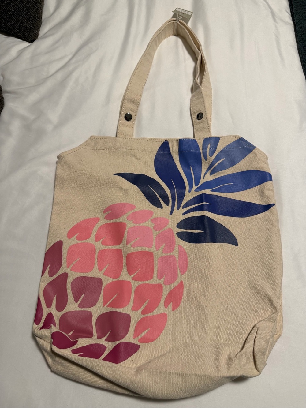 Tommy Bahama Miramonte Canvas Pineapple Print Tote Bag
